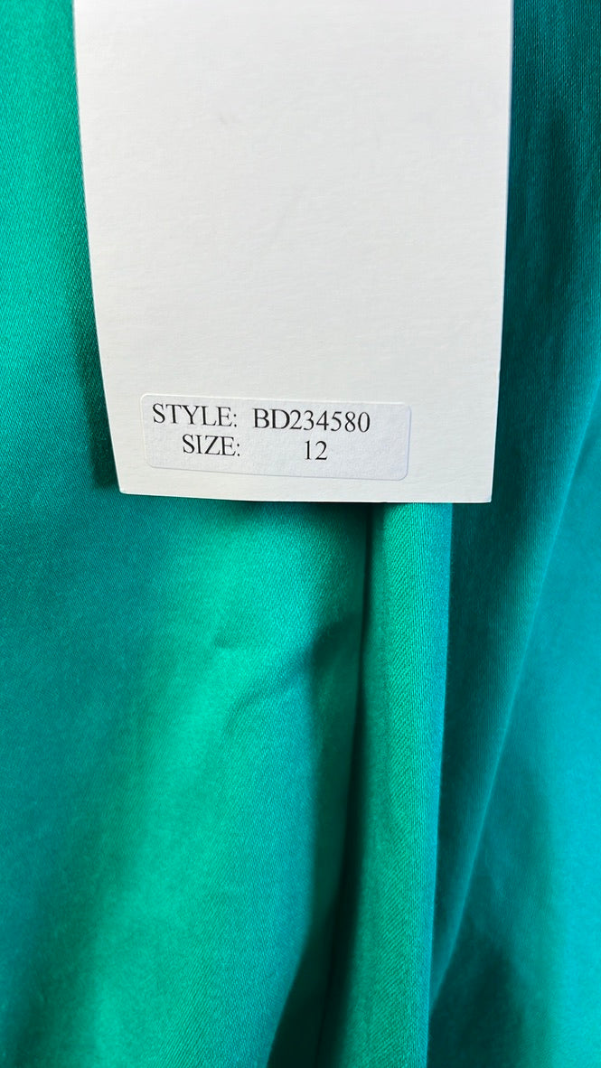 Bettie Page Teal Circle skirt