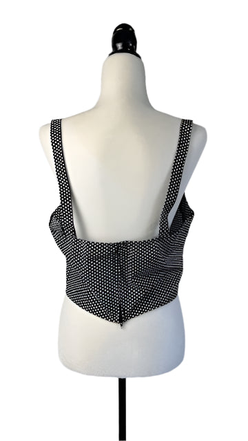 Retrolicious Polka Dot Crop Top