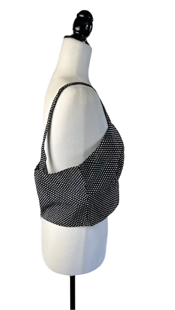 Retrolicious Polka Dot Crop Top