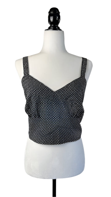 Retrolicious Polka Dot Crop Top