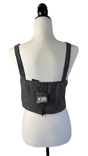Retrolicious Polka Dot Crop Top